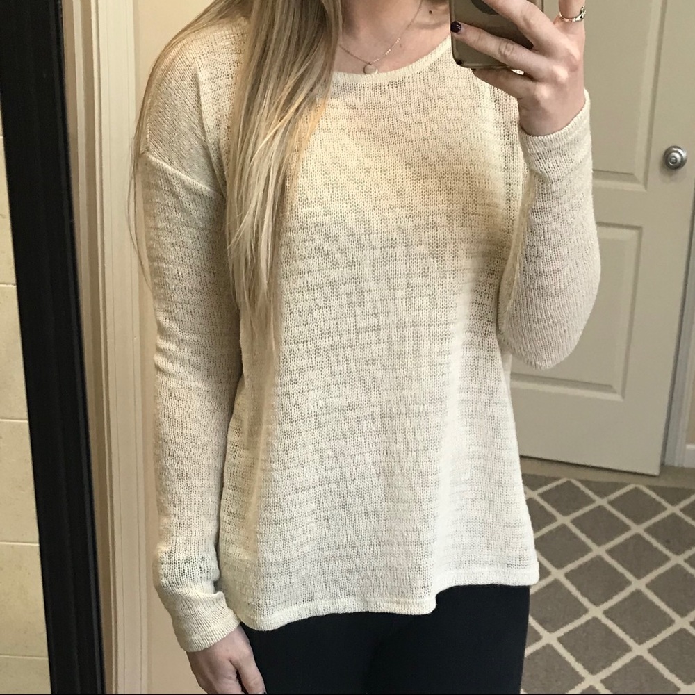 Forever 21 cream sweater